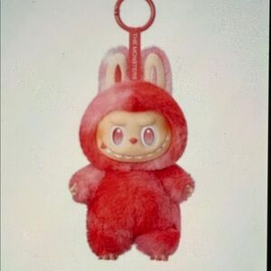 Authentic Labubu Pink Plush Monster Bunny